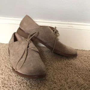 Suede dress shoes